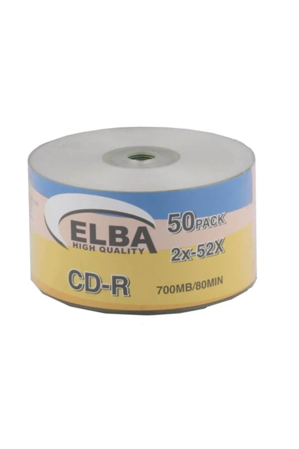 Elba CD-R 700MB-80MIN 56x 50 Li Shrink CD-R
