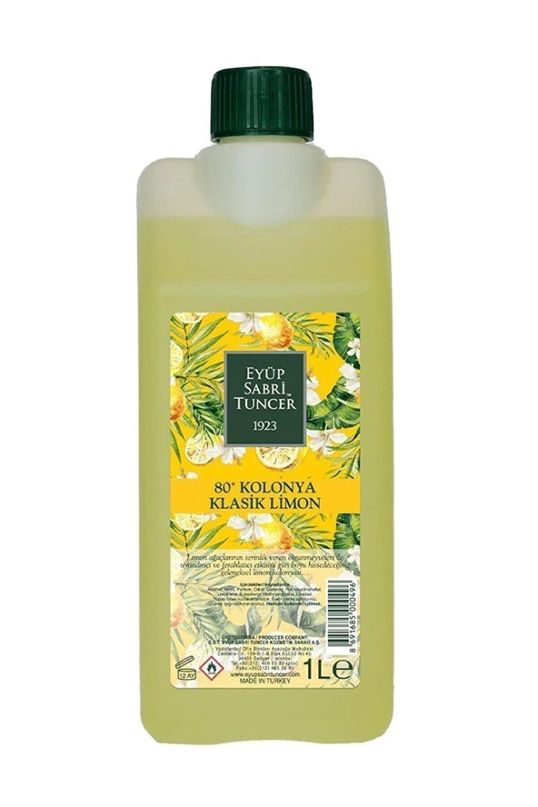 Eyüp Sabri Tuncer 1 Litre Pet Limon Kolonyası - 3