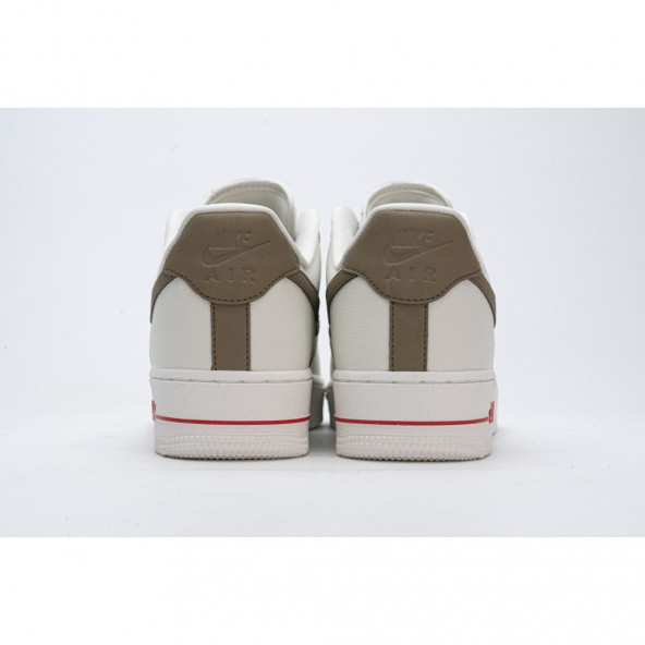 Nike Air Force 1 Low Premium White Brown Fashion Casual Spor Ayakkabı 808788-996 - 4