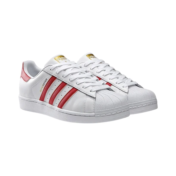 Adidas B27139 Beyaz Superstar Foundation Günlük Spor Ayakkabı - 3