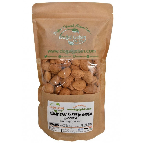 Doğal Gelsin Simav Sert Kabuklu Badem - 700 gr