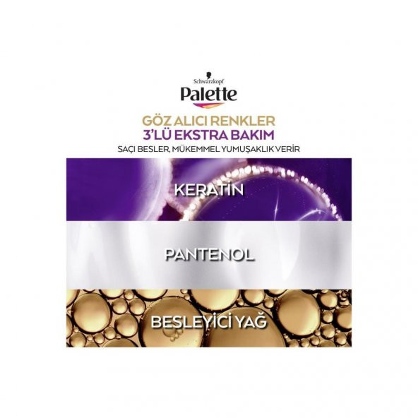 Palette Göz Alıcı Renkler Set Boya 6-88 Yoğun Kızıl - 3