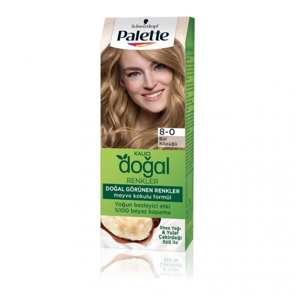 Palette Kalıcı Doğal Renkler Set Boya 8-0 Bal Köpüğü ürün görseli 1