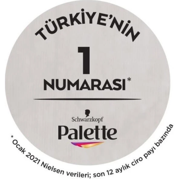 Palette Göz Alıcı Renkler Set Boya 12-21 Gümüş Sarı - Resim 4