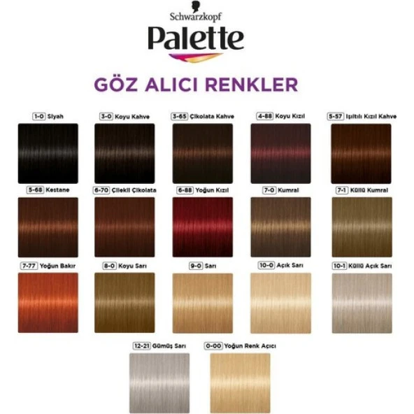 Palette Göz Alıcı Renkler Set Boya 12-21 Gümüş Sarı - Resim 5