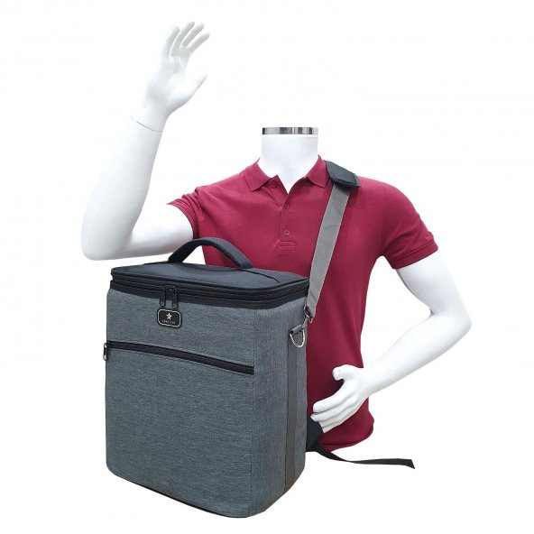GBMOTİON Gri A+ Termal Çanta 25 Litre - 8