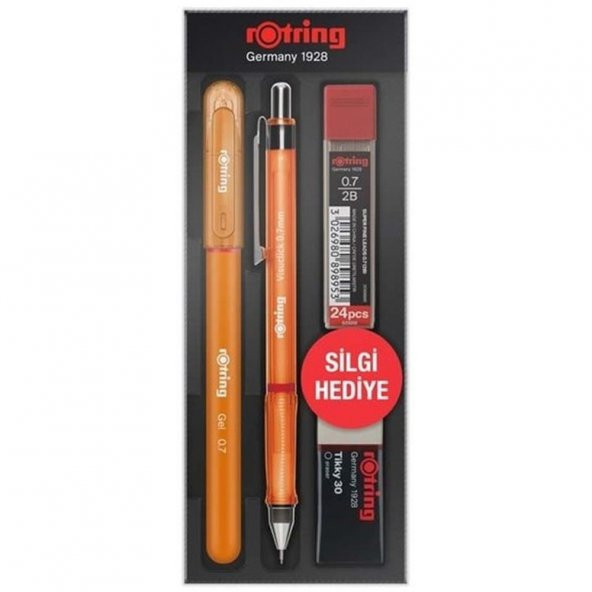 Rotring Visuclick+jel Okul Seti-0.5 MM Turuncu