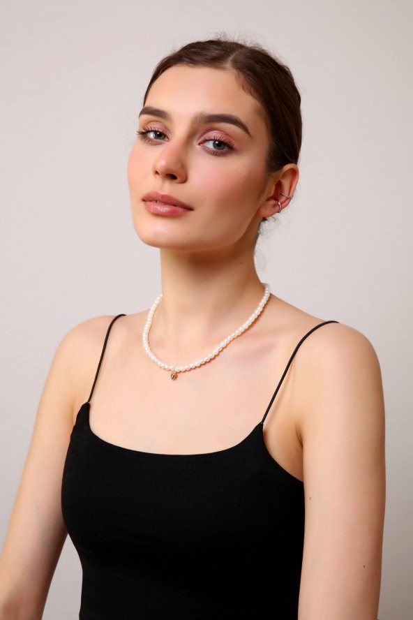 Pudra Kelebek Kolye - 6