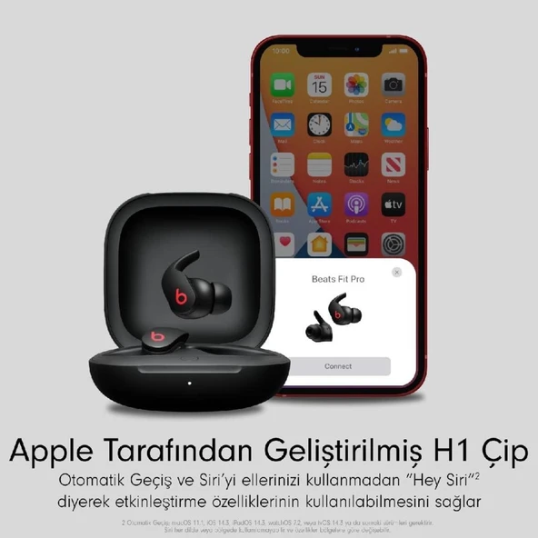 Beats Fit Pro: Gürültü Önleme Özellikli Kulak İçi Kulaklık Siyah - 3