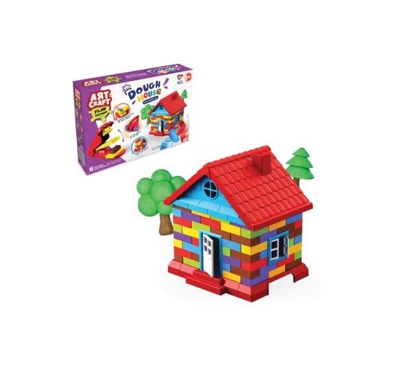 Art Craft Tuğla Oyun Hamuru Ev Yapma Seti 6763