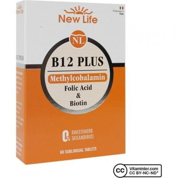 New Lıfe Methylcobalamin B12 Plus 60 Tablet