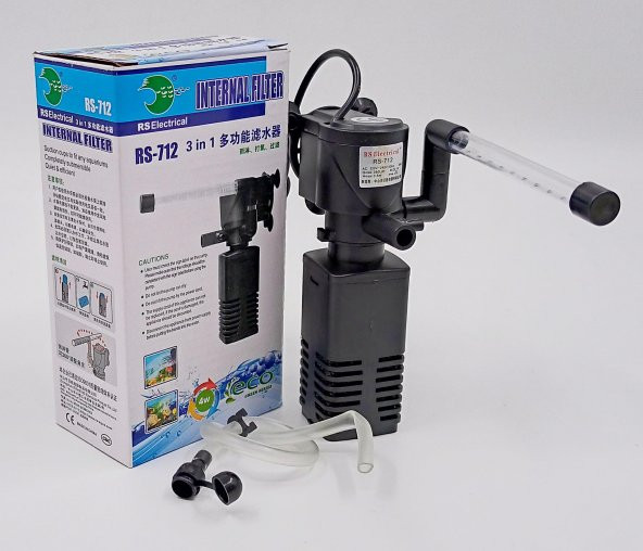 Rs Electrical RS Electrical Rs 712 Akvaryum İç Filtre 4W 350 L/h - 1