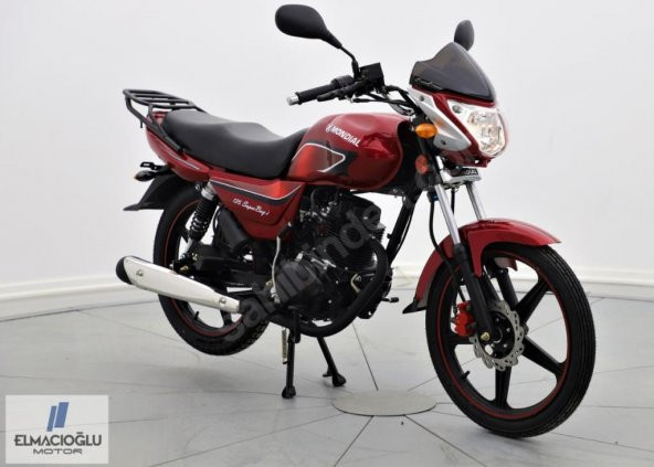 Mondial 125 Superboy-i Siyah Motosiklet Kırmızı