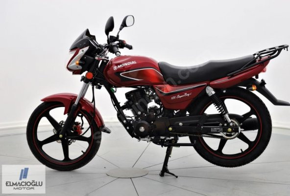 Mondial 125 Superboy-i Siyah Motosiklet Kırmızı - 3