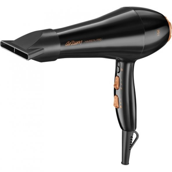 Arzum Ar5009 Hairstil Pro Profesyonel Saç Kurutma Makinesi Siyah - Resim 3