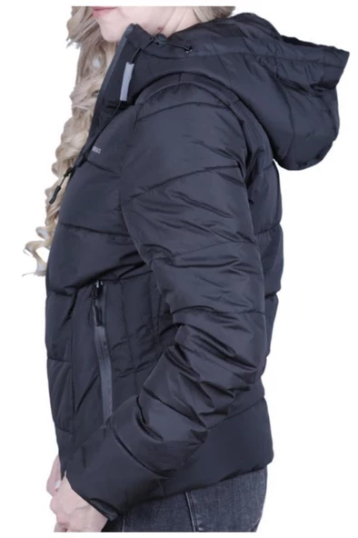 Lumberjack APRESKI COAT Siyah Kadın Kısa Kaban 100559602 - Resim 2
