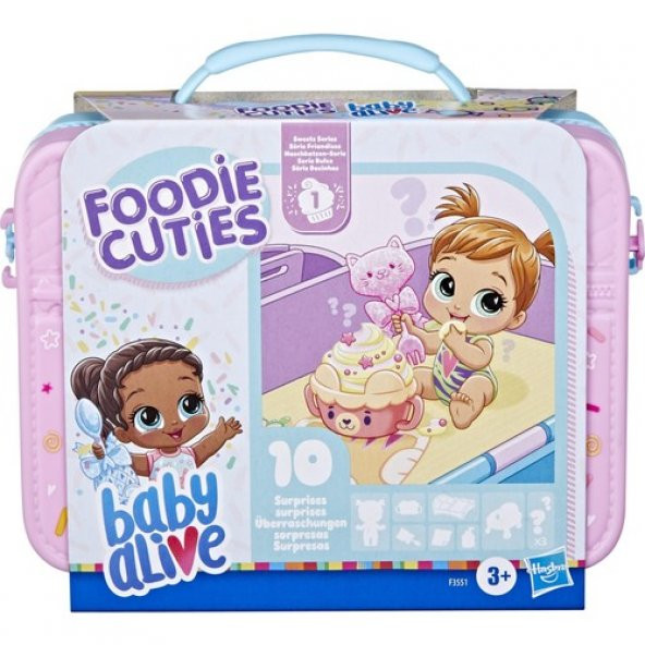 Baby Alive Foodie Cuties Sürpriz Çanta Tatlılar Seri 1