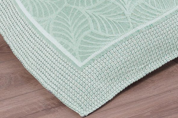 Finezza Freya Jakar Nakışlı Pamuk Nevresimli Mint Gelin Seti 9 Parça - 1204 - Resim 2