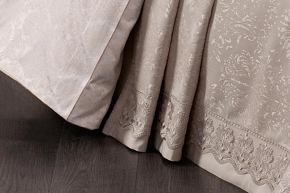 Finezza Diva Jakar Dantelli Bambu Nevresimli Taş Gelin Seti 9 Parça - 1217 - 3