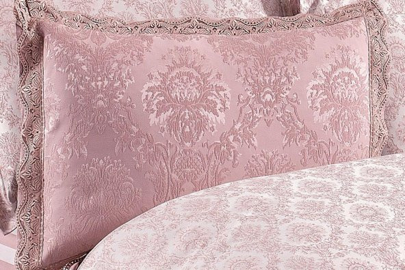 Finezza Diva Jakar Dantelli Bambu Nevresimli Pudra Gelin Seti 9 Parça - 1218 - 4