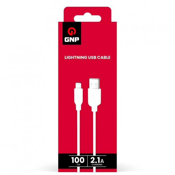 GNP 2.1mah iPhone Lightning Kablo 100cm (GENPA Garantili)