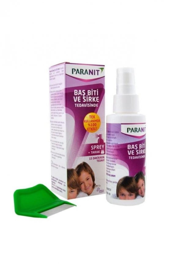 PARANİT BİT SPREYİ+TARAK 100 ML.