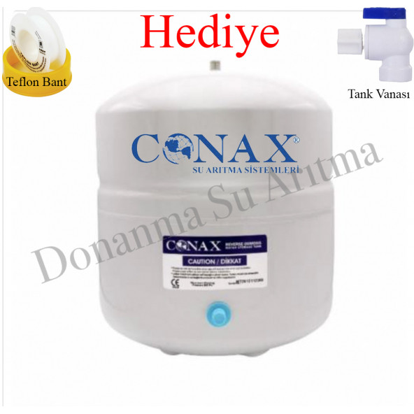 CONAX(Orjinal) 12 lt (3.2 Golon) Çelik Su Arıtma Cihazı Tankı