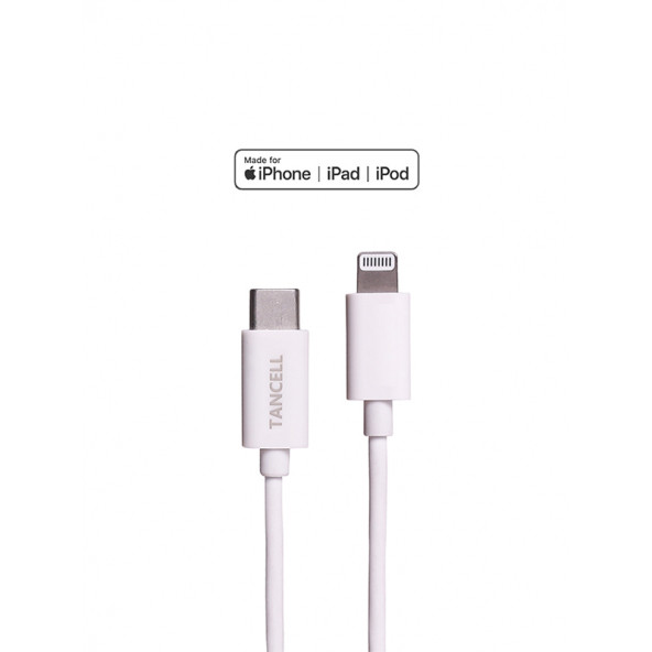 TANCELL Iphone Type-c Lightning Şarj Kablosu Orjinal Mfi Lisanslı Data Kablosu (1m) Iphone Şarj Kablosu