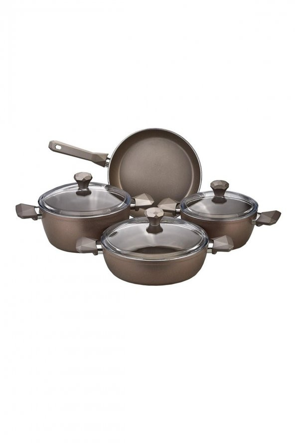 Pierre Cardin  7 Parça Granıks Tencere Seti Bakır