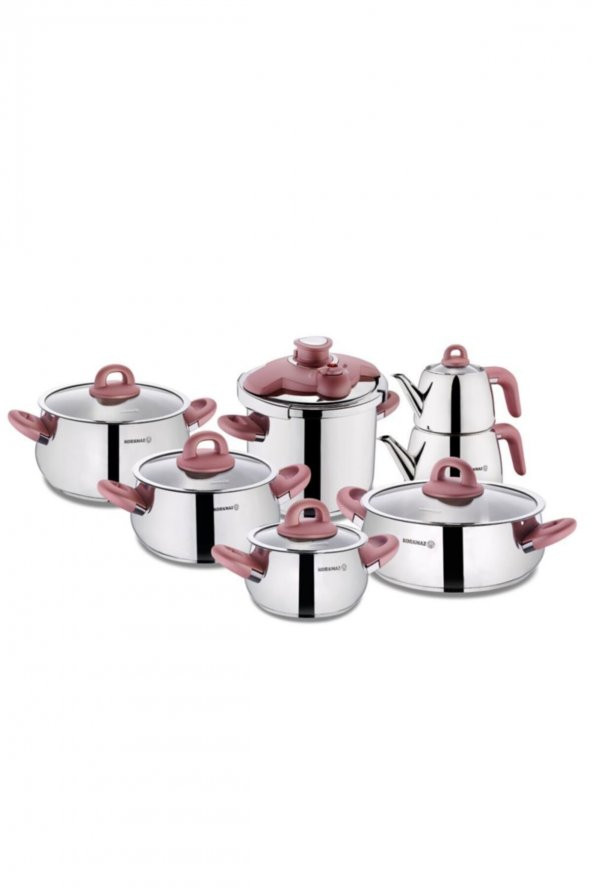 KORKMAZ Bella Rosegold 14 Parça Hiper Set A1756-1 - 1