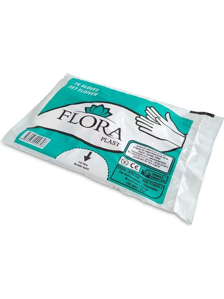 Floraplast Şeffaf Poşet Eldiven 500 Adet - 3