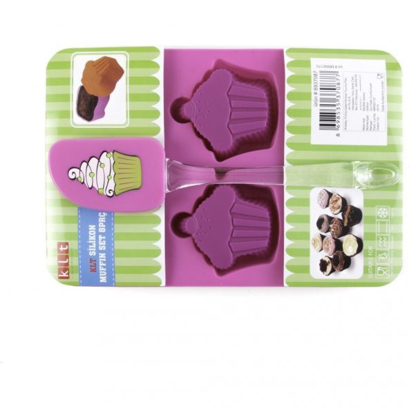 Aryıldız KLT Silikon Muffin Set 8 Parça