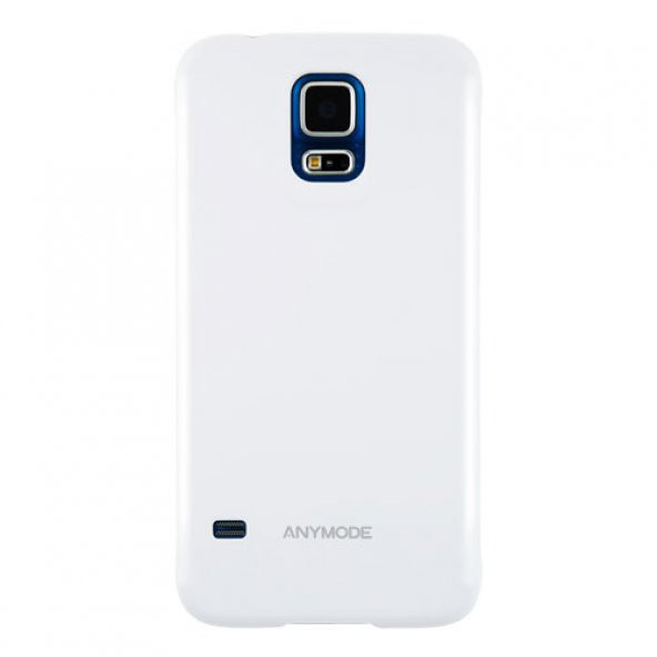 Samsung G900 Galaxy S5 Orjinal Anymode Hard Case Kılıf - Beyaz (Outlet)