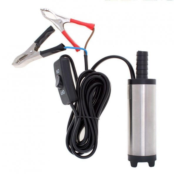 12 VOLT SIVI TRANSFER POMPASI DALGIÇ POMPA MAZOT - SU - SÜT - SIVI