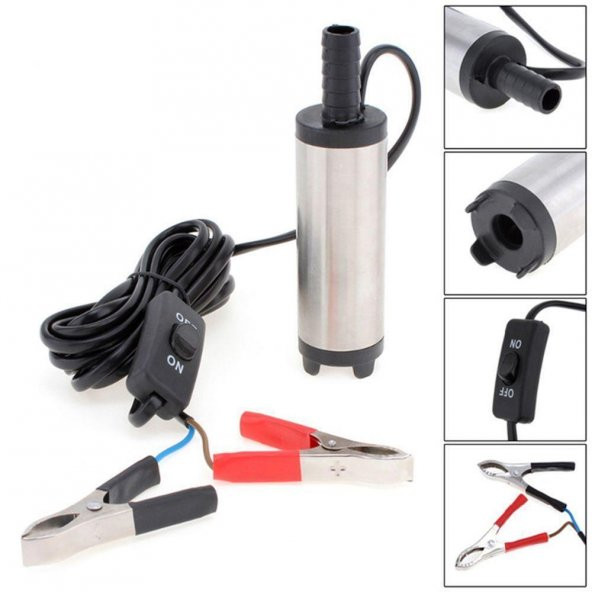 12 VOLT SIVI TRANSFER POMPASI DALGIÇ POMPA MAZOT - SU - SÜT - SIVI - 2