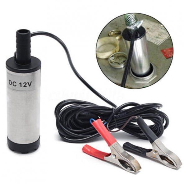 12 VOLT SIVI TRANSFER POMPASI DALGIÇ POMPA MAZOT - SU - SÜT - SIVI - 3