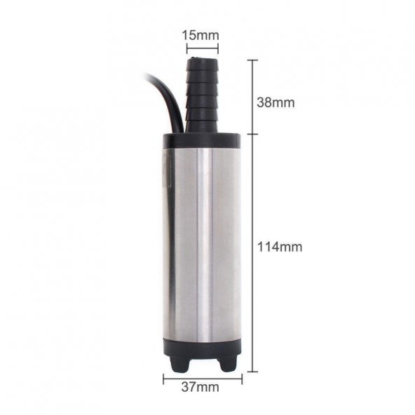 12 VOLT SIVI TRANSFER POMPASI DALGIÇ POMPA MAZOT - SU - SÜT - SIVI - 4