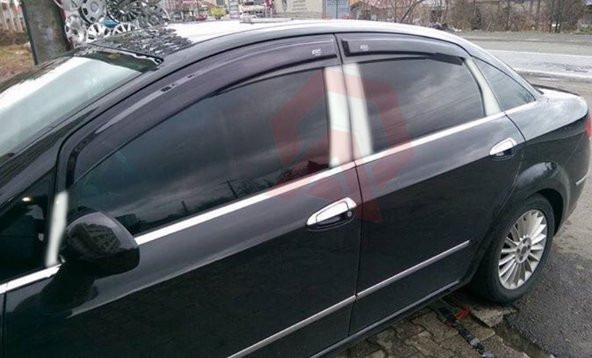 Fiat Linea Kapı Direği 8 Parça Krom 2007+ - 2