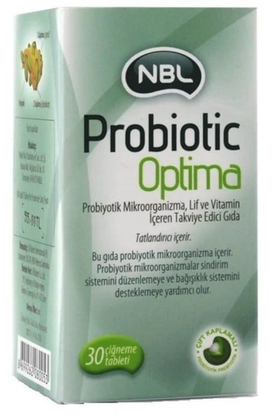 NBL Probiotic Optima 30 Çiğneme Tableti
