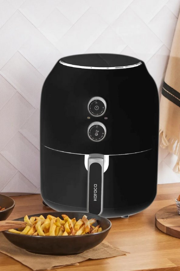 Karaca Multifry Siyah Air Fryer Yağsız Fritöz 3,5 L