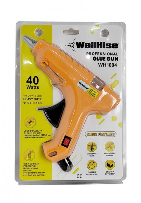 WellHise WH1004 40W Sıcak Mum Silikon Tabancası Glue Gun - 2