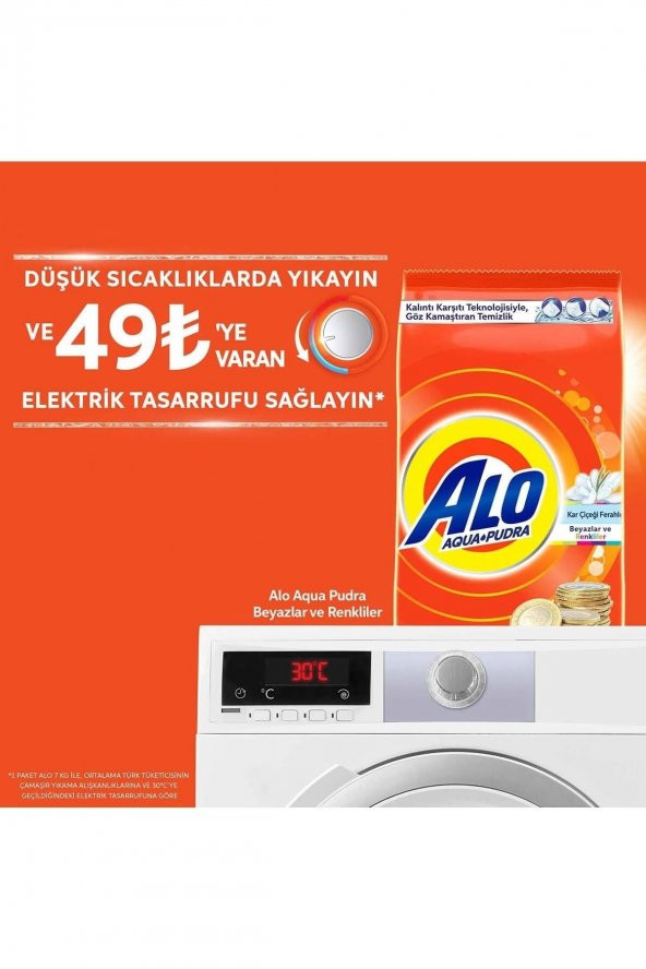 Alo MATİK 7 KG BEYAZ&RENKLİLER