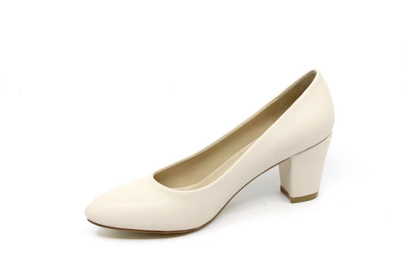 Zerhan 466 Kadın Ten Renk Alçak Topuklu Ayakkabı ürün görseli