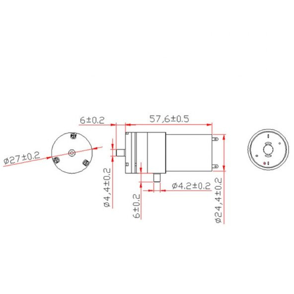 12 Volt Mini Hava Vakum Pompası - 7