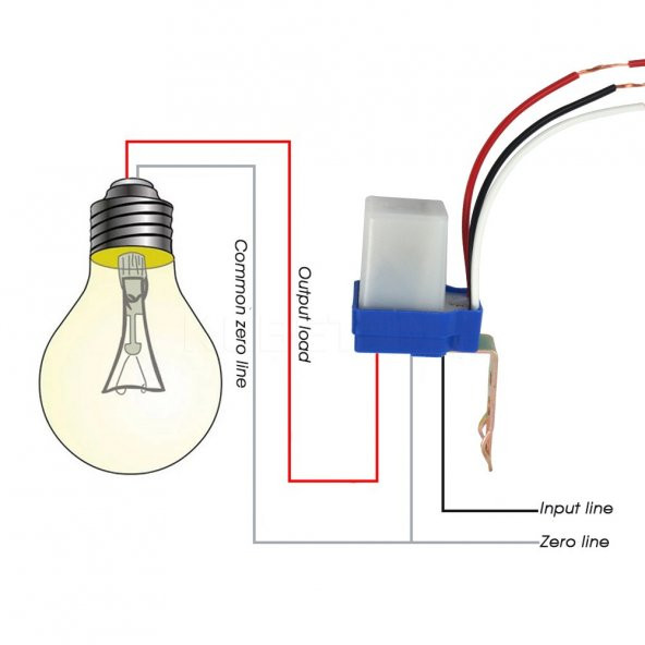 12 VOLT FOTOSEL OTOMATİK IŞIK SENSÖRÜ ( GECE YANAR , GÜNDÜZ SÖNER ) - 2
