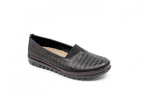 Zerhan 306 Kadın Siyah Günlük Comfort Ayakkabı