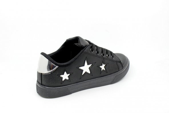 Zerhan 3000 Siyah Bağcıklı Çocuk Spor Ayakkabı - 3