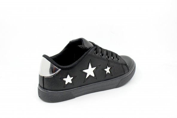 Zerhan 3000 Siyah Bağcıklı Çocuk Spor Ayakkabı - 11