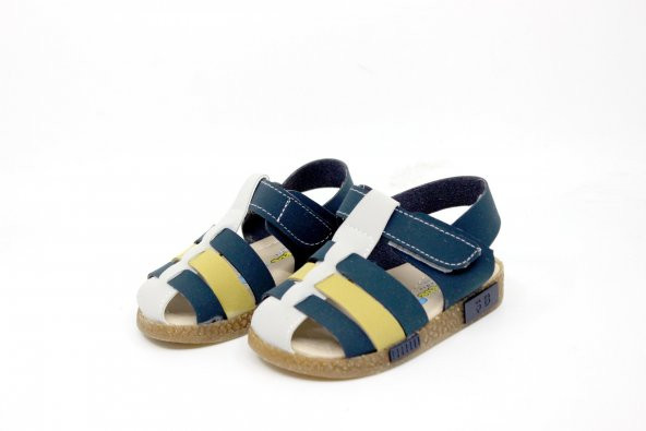 ŞirinBebe 858 Erkek Bebek İlk Adım Bebek Sandalet Ayakkabı - 3