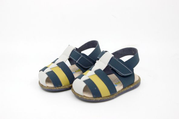 ŞirinBebe 858 Erkek Bebek İlk Adım Bebek Sandalet Ayakkabı - 7